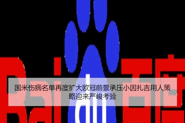 国米伤病名单再度扩大欧冠前景承压小因扎吉用人策略迎来严峻考验